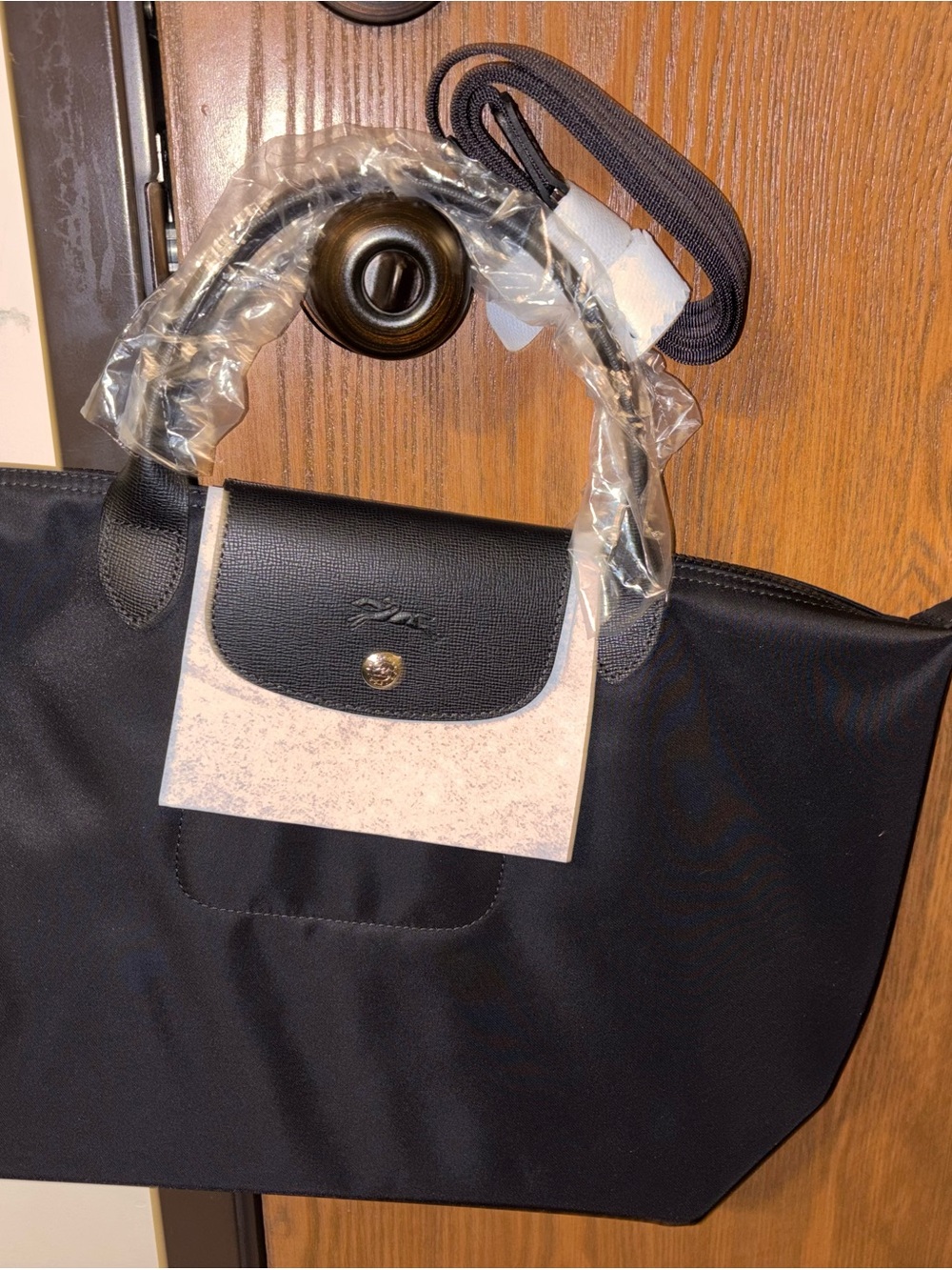 Longchamp Le Pliage Large Black Tote